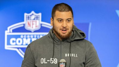 San Francisco 49ers select Kansas offensive lineman Dominick Puni in 2024 NFL Draft