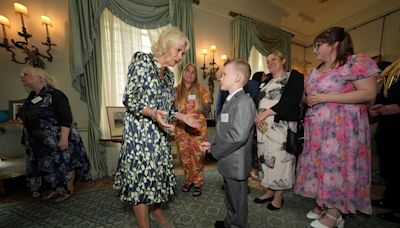 Inspiring Stoke-on-Trent kids Jayden and Luo Chen meet Queen Camilla