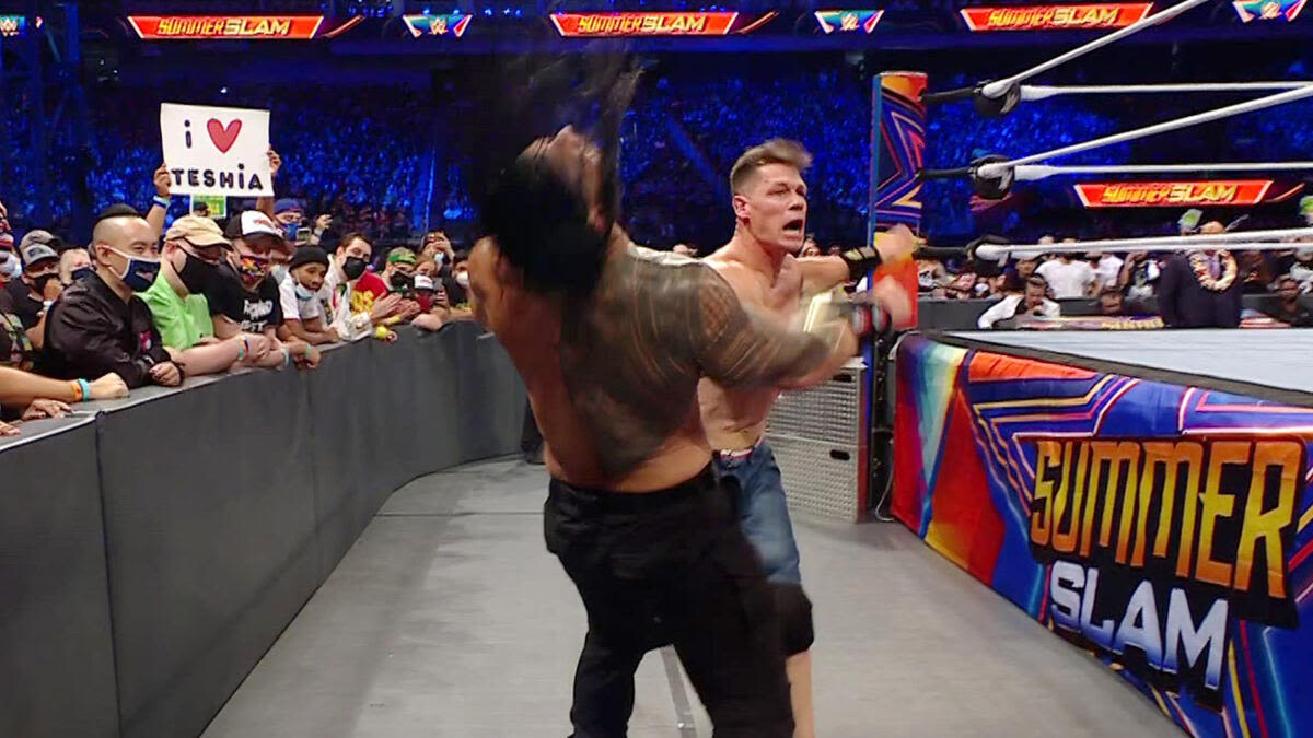 Reigns def. Cena, Lesnar returns!