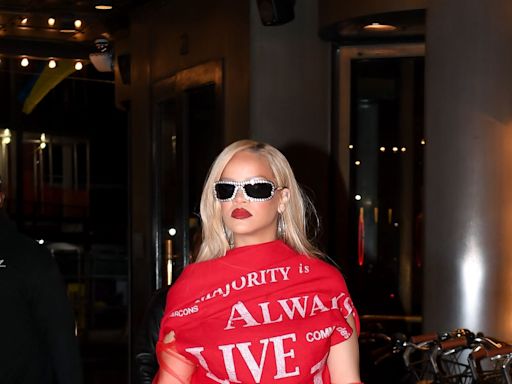 Rihanna Reminds Us Why She’s Still the Queen of Street Style in an Explosion of Red
