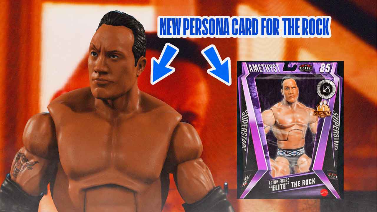 Elite Action Figure The Rock added to WWE 2K24