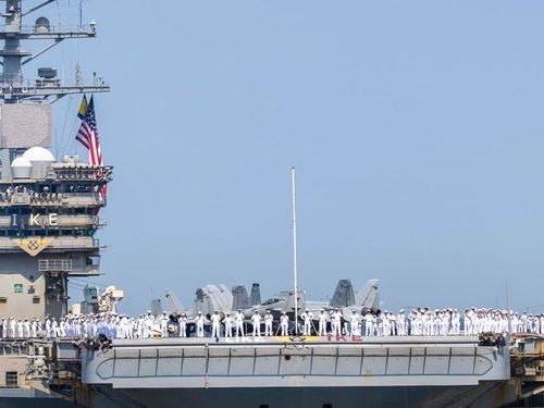 USS Dwight D. Eisenhower returns to Norfolk following 9-month deployment