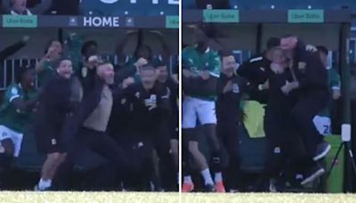 Watch Wayne Rooney absolutely go wild as his Plymouth score 93rd minute winner