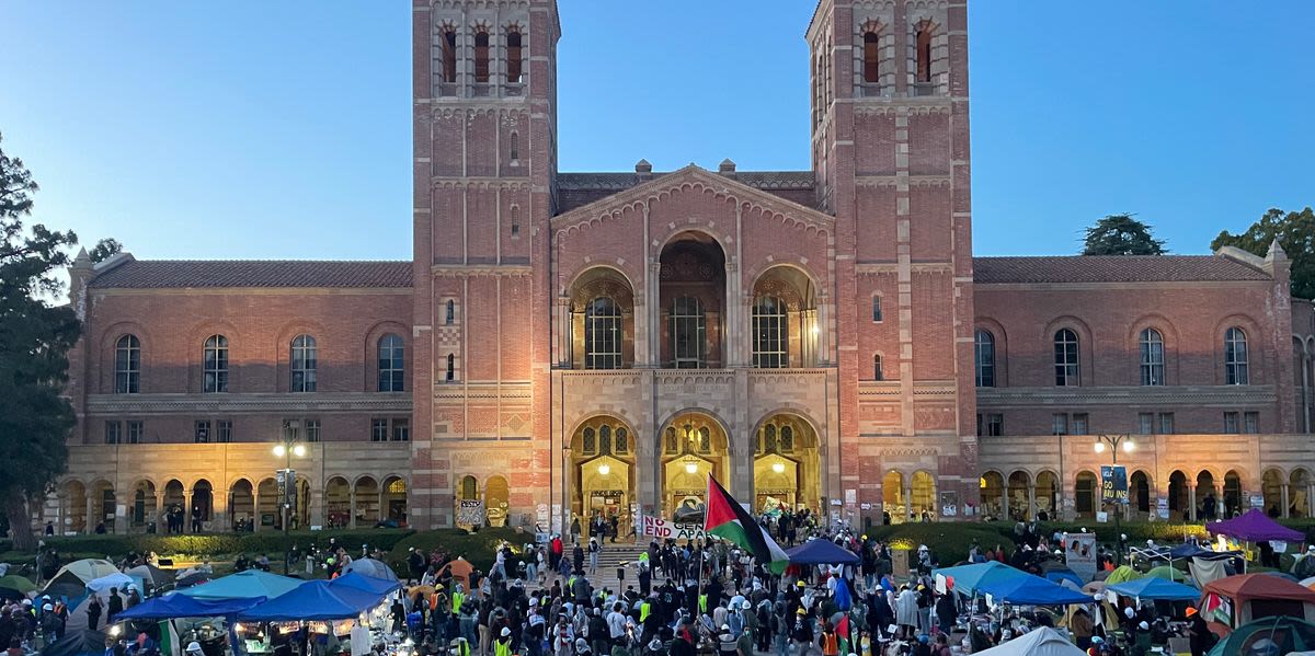 Inside UCLA's Palestinian Solidarity Encampment — Before Police Tore It Apart