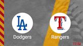 How to Pick the Dodgers vs. Rangers Game with Odds, Betting Line and Stats – June 12