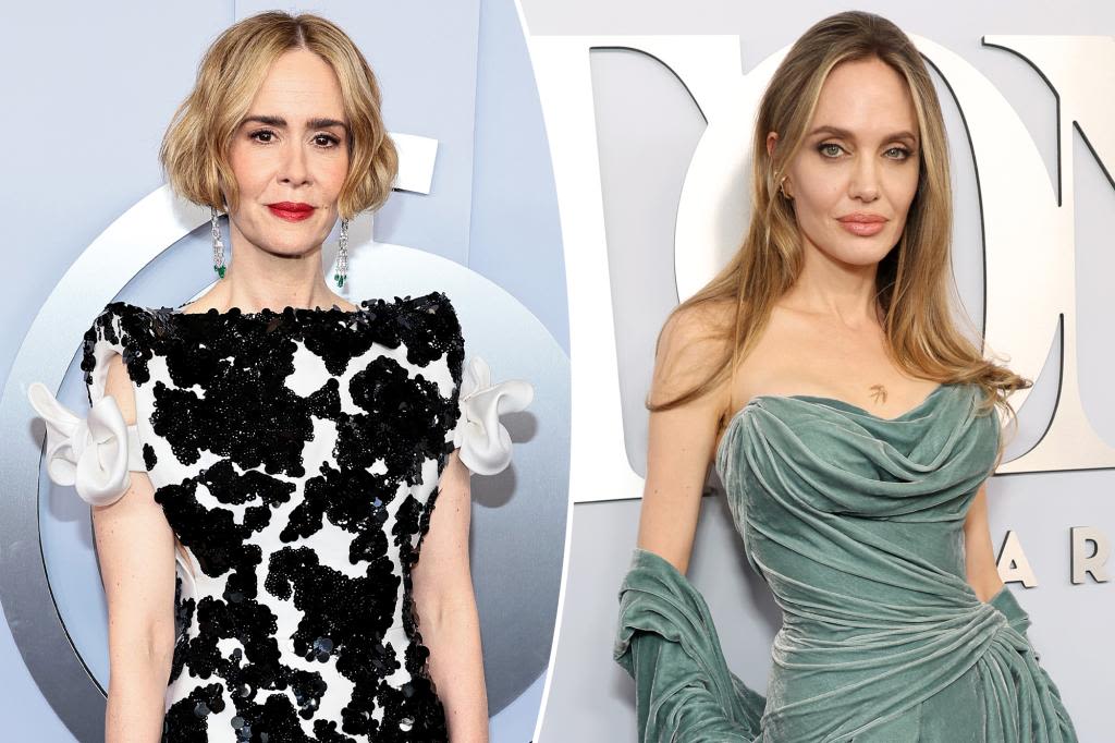 Red carpet ‘chaos’ at the 2024 Tony Awards: Sarah Paulson almost ‘body checked,’ Angelina Jolie and others wait in line