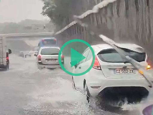 Orages : à Toulouse, le périph’ s’est transformé en rivière après le déluge de la matinée