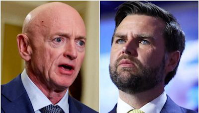 'Ridiculous and obnoxious and wrong': Mark Kelly blasts JD Vance over 'cat ladies' insult