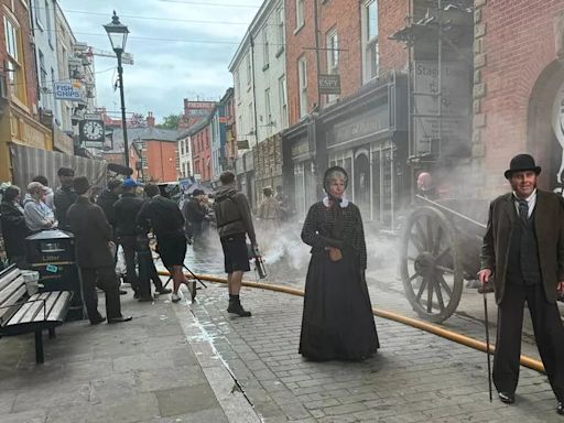 Stockport transformed as filming starts on new Netflix show from Peaky Blinders creator