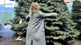 Jennifer Aniston Hugs a Giant Christmas Tree and Introduces 'Wooden Rudolph' to Her Dogs: 'A Terrible Idea'