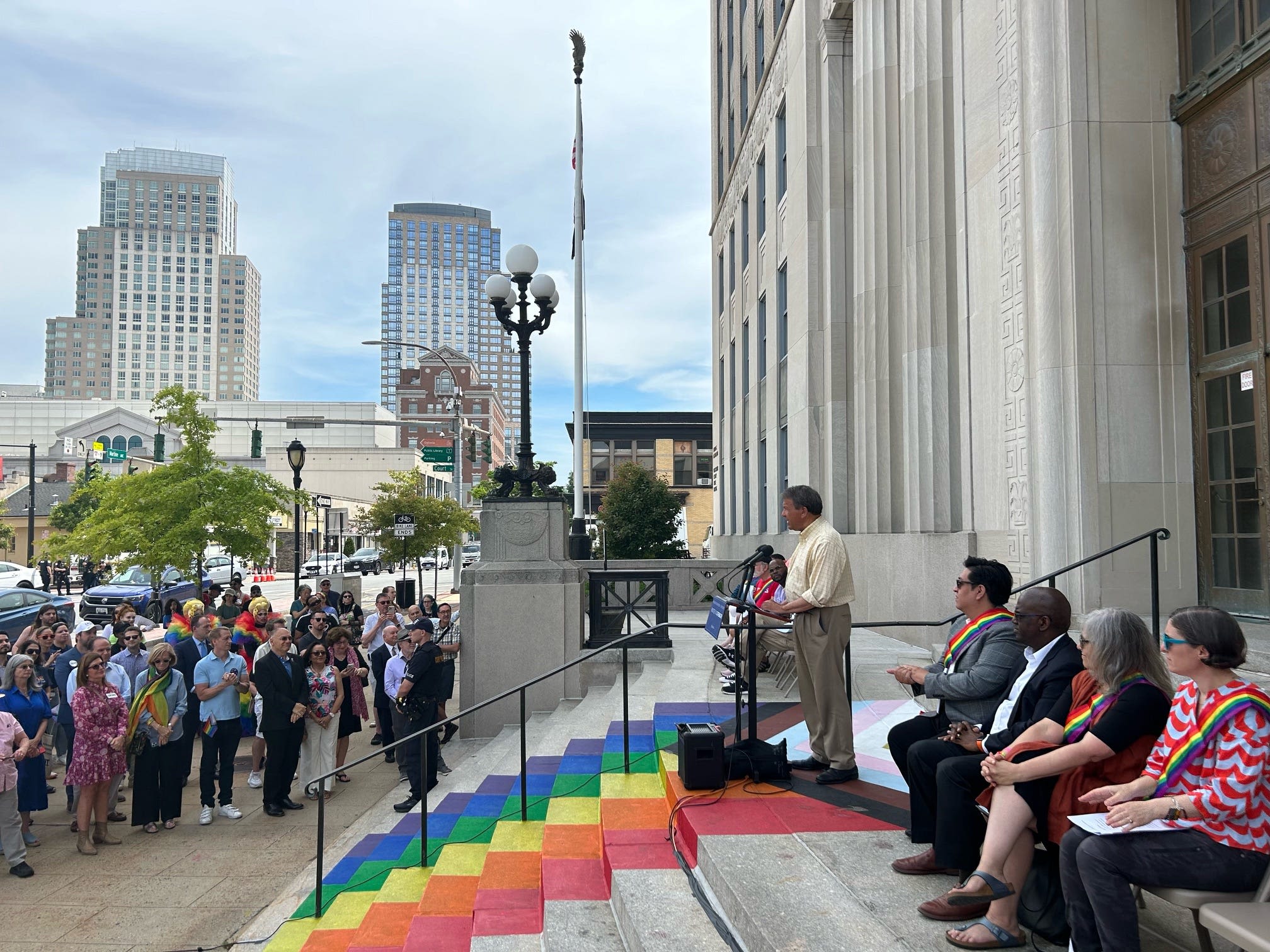 Westchester doctors honored at Pride flag-raising ceremony: 'We deserve no less'