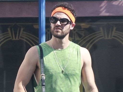 Darren Criss Wears Tank Top & Short Shorts for L.A. Workout