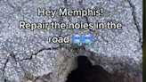 A viral TikTok highlights Memphis' persistent problems with potholes