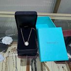 Tiffany 項鍊 T系列玫瑰金珍珠貝母圓形項鍊*