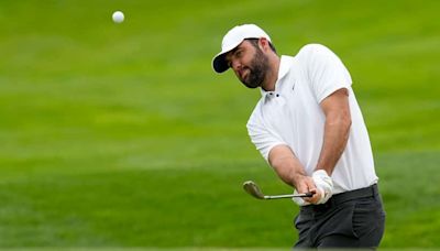 Watch: Scottie Scheffler holes out for eagle at the PGA Championship