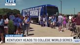 Fans cheer on baseball Wildcats as team leaves to play in its first College World Series