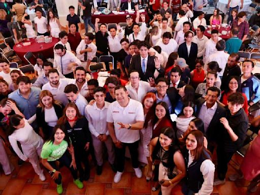 Alejandro Armenta destaca participación de jóvenes para lograr transformación en Puebla