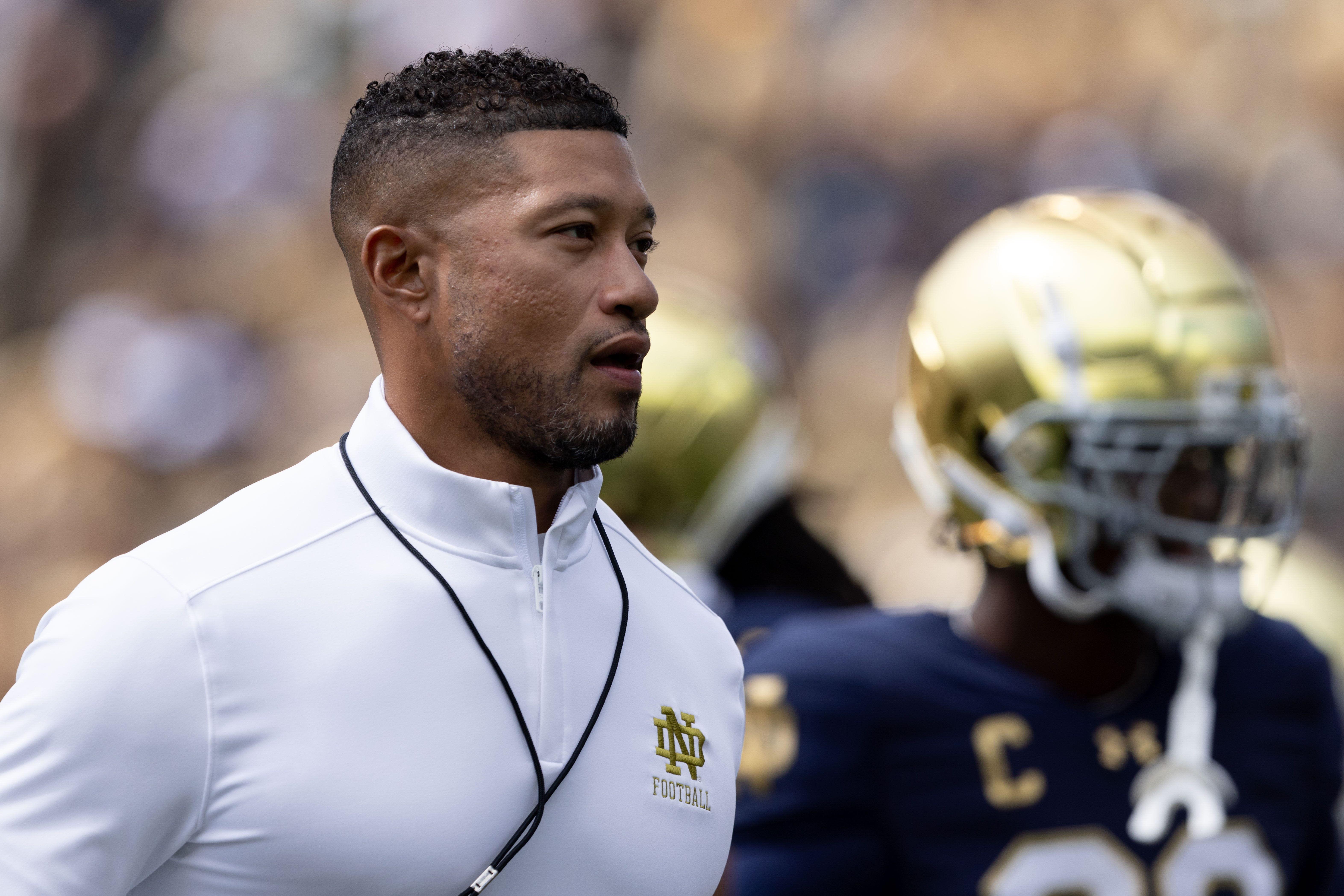 Marcus Freeman said Notre Dame believed the hype