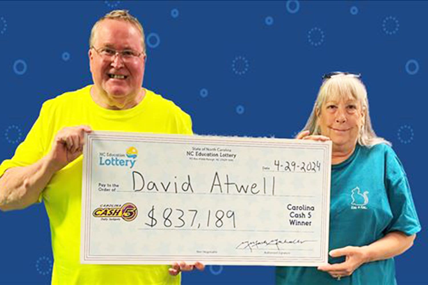 North Carolina Man Wins $837K Lottery Prize After Sister Had a Dream He Found a 'Bunch of Gold'