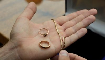 Jewelry seized by the Nazis from Polish concentration camp prisoners is returned to families