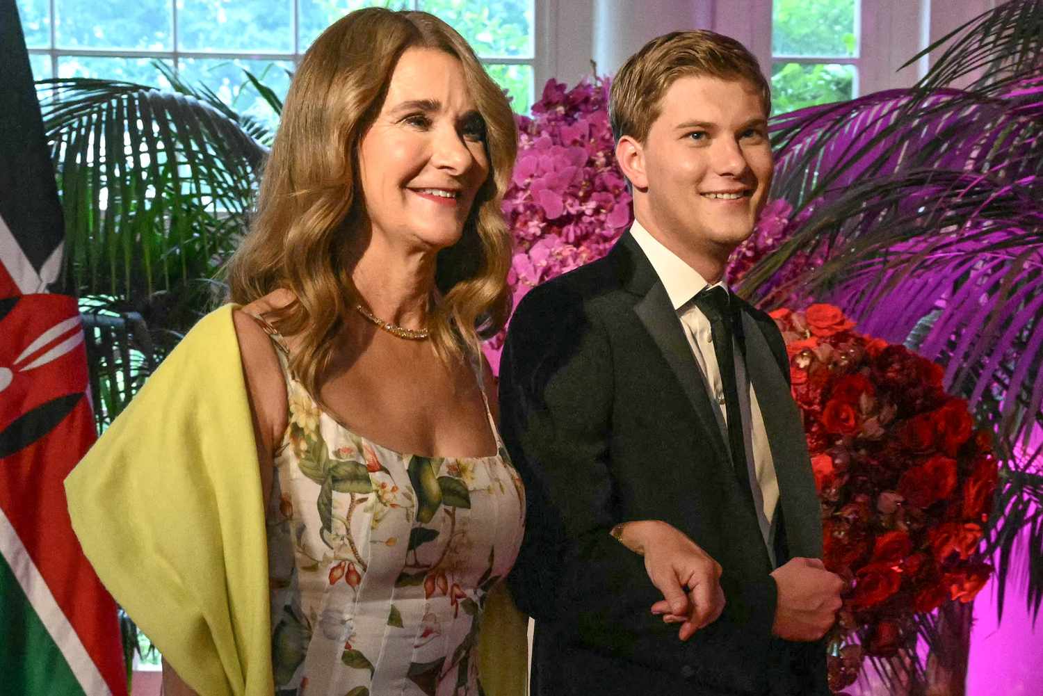 Melinda French Gates Makes Rare Appearance with Son Rory at White House State Dinner