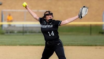 Hits were hard to come by, so sophomore starter Sofia Blanco became the star for Marshfield softball - The Boston Globe