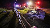 2 people ejected from crash among 4 people critically injured in Chicago suburb