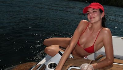 Kendall Jenner Channels Her Inner “Surfer Girl” in a Sizzling Mismatched Bikini