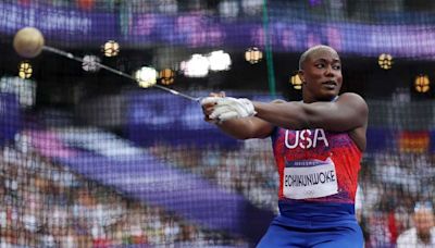 Watch: Echikunwoke makes history as first American woman to medal in hammer throw