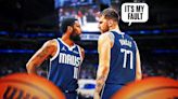 Kyrie Irving's honest response to Luka Doncic taking blame for Mavericks' Game 4 loss