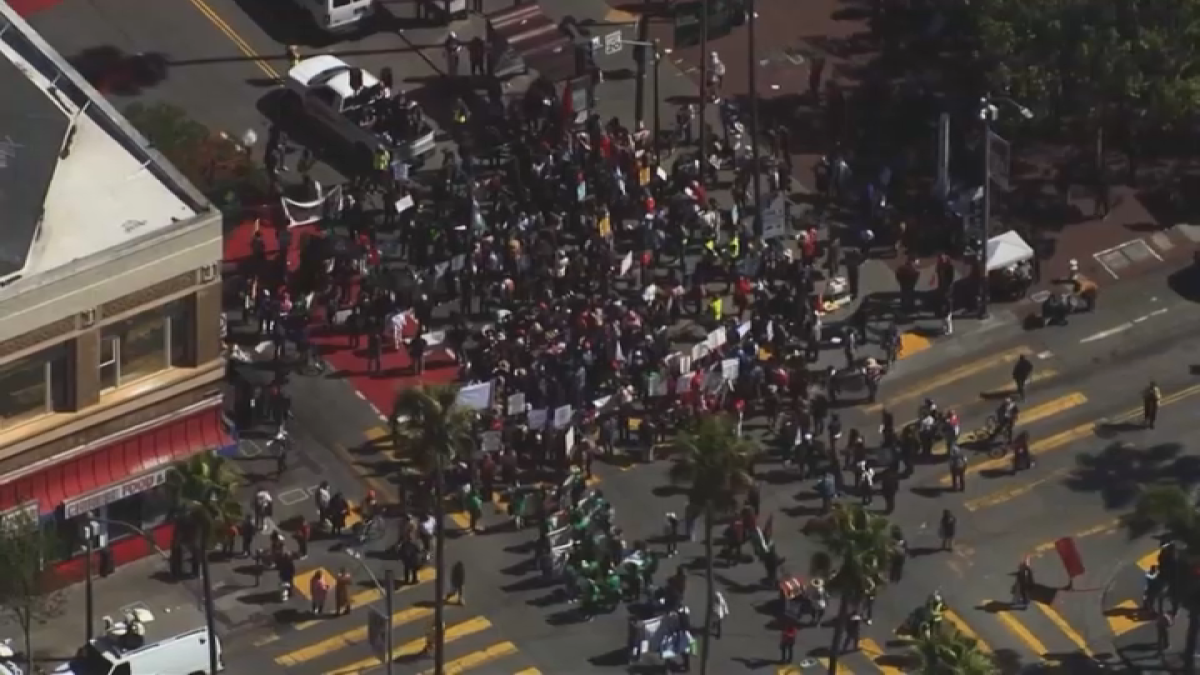 Palestinians in Gaza a central focus of May Day rally and march in San Francisco