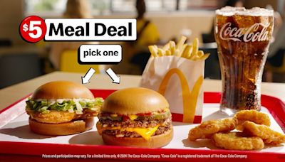 McDonald's unveils new $5 meal deal coming this summer, as franchise focuses on 'value'