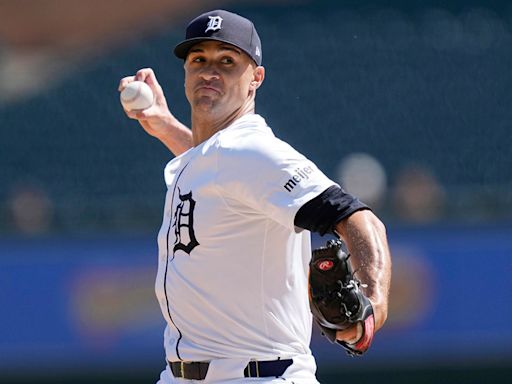 Tigers' Jack Flaherty ties AL record with 7 straight strikeouts to begin game vs Cardinals, finishes with 14