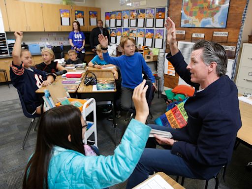 Teachers helped elect Gavin Newsom. Now, they’re angry about his budget cuts.