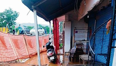 Public outcry over 4-lane project as rainwater enters shops, houses