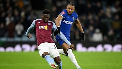 Aston Villa midfielder Tim Iroegbunam set for medical ahead of Everton move