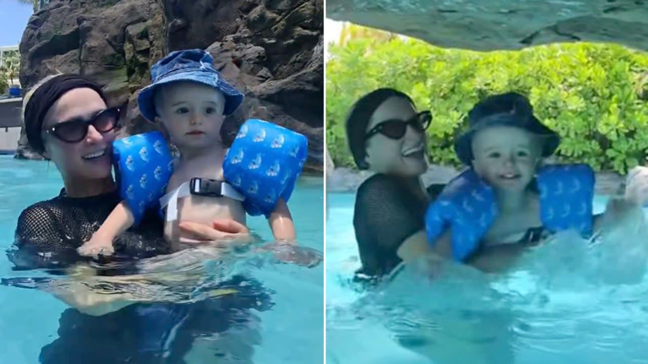 Paris Hilton takes heat from parenting police after putting son's life vest on incorrectly: 'Oops'