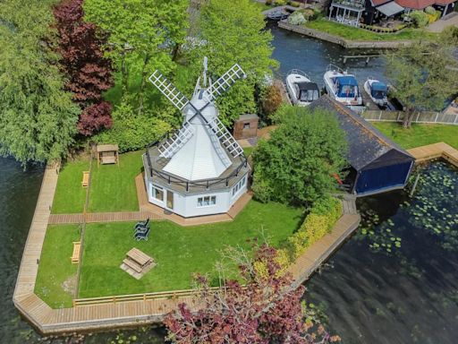 Grade II listed windmill in Horning for sale for £625k