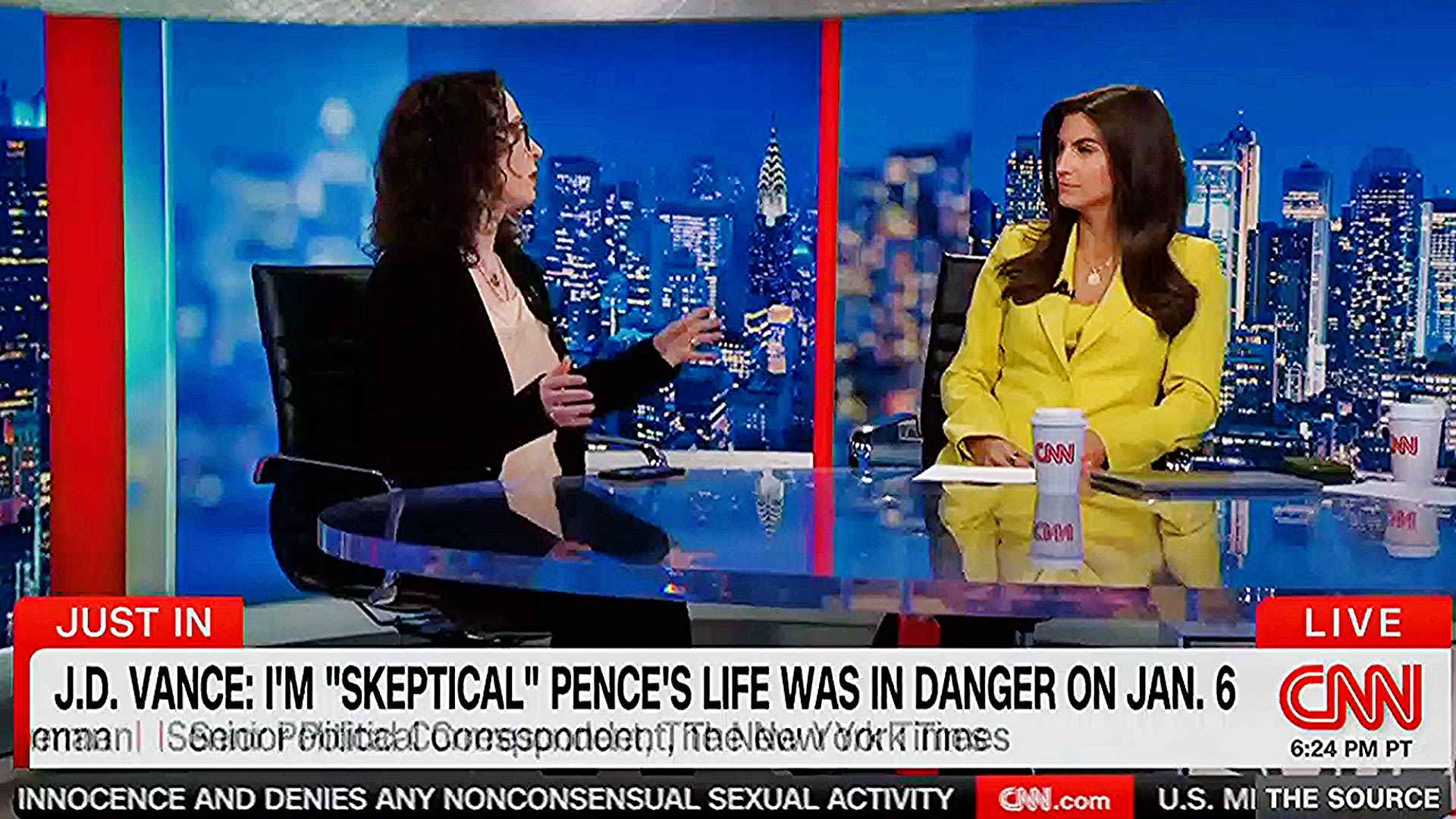 Maggie Haberman Flattens J.D. Vance’s Absurd Claim Trump Didn’t Endanger VP: ‘Secret Service Would Disagree’