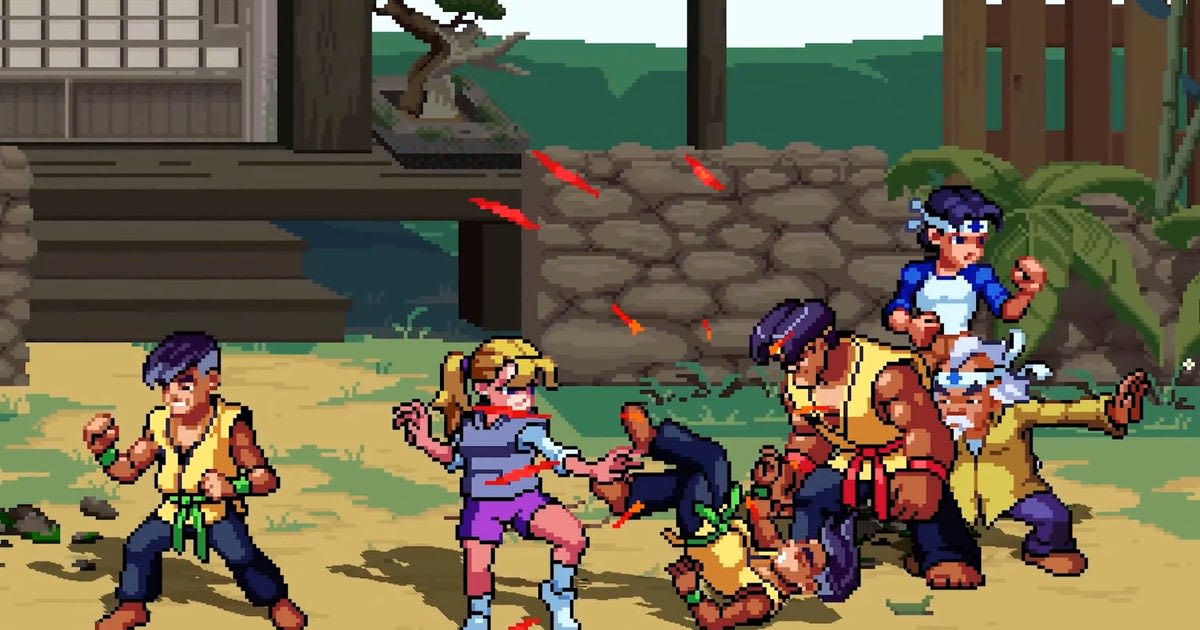 The 80s Karate Kid movies are getting a 16-bit-style beat-'em-up in September