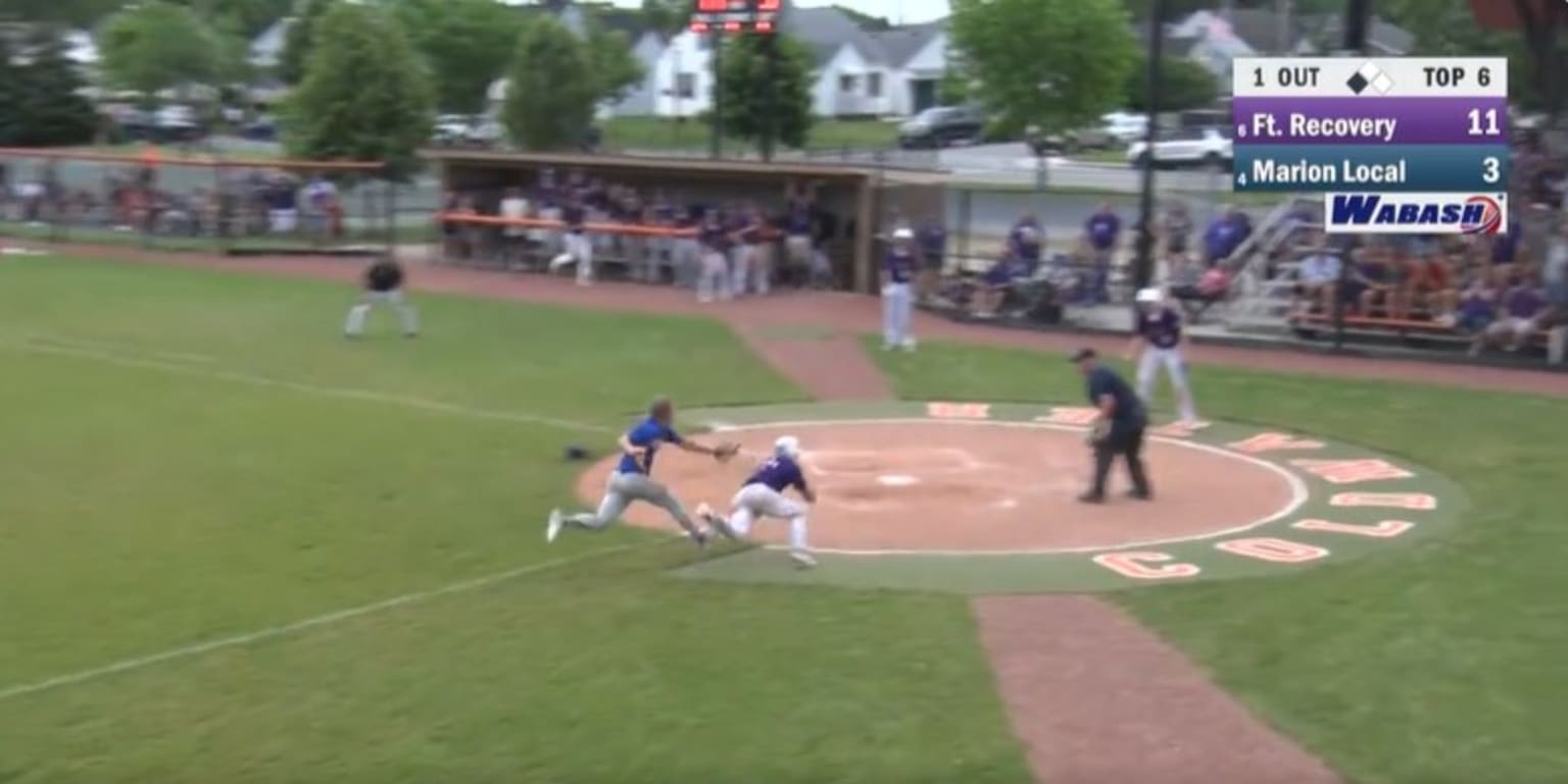 Have you seen a center fielder tag out a runner at home plate? You're about to!