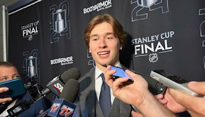 Basketball ties aside, Macklin Celebrini focused on hockey as NHL draft's presumptive No. 1 pick