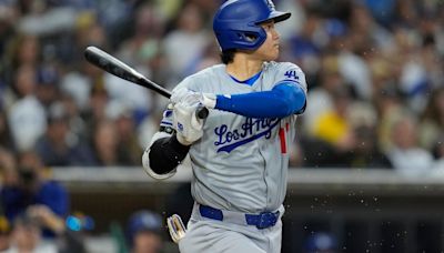 Shohei Ohtani not in Dodgers' starting lineup vs. Padres because of back tightness