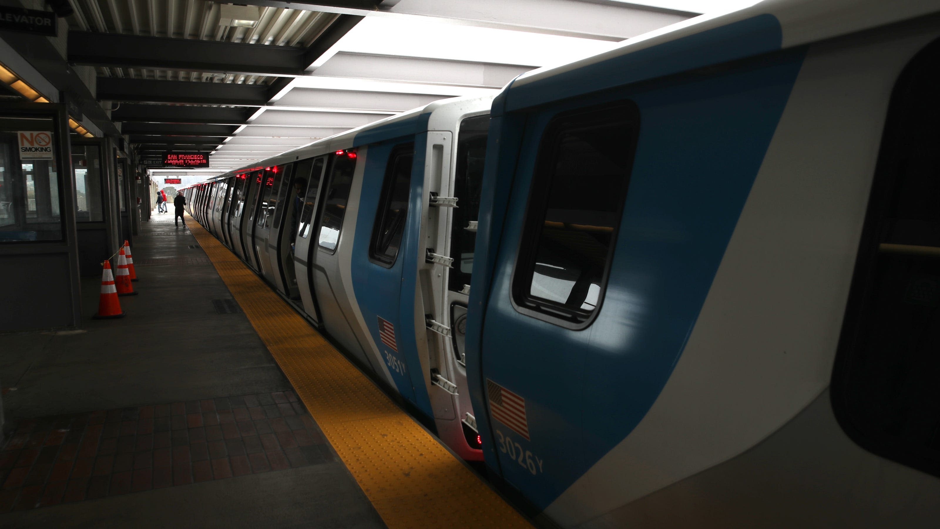 74-year-old woman dies after being pushed in front of Bay Area train by stranger