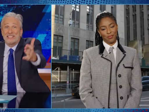 ‘Daily Show’ Alum Jessica Williams Crashes Jon Stewart’s Trump Trial Rant