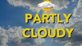 Partly Cloudy Tomorrow With Stray Showers Possible, Mostly Dry