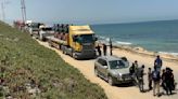 First lorries with aid for Gaza leave newly constructed US pier