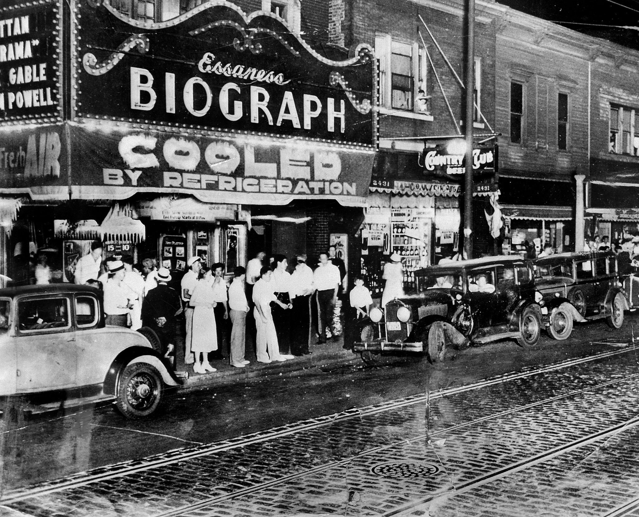John Dillinger saw his last movie at the Biograph Theater 90 years ago