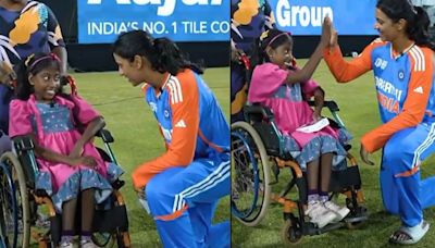 Smriti Mandhana's Heartwarming Gesture For Wheelchair Bound Fan After India Beat Pakistan