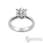 MANSTYLE 經典1.00ct 鑽石戒指